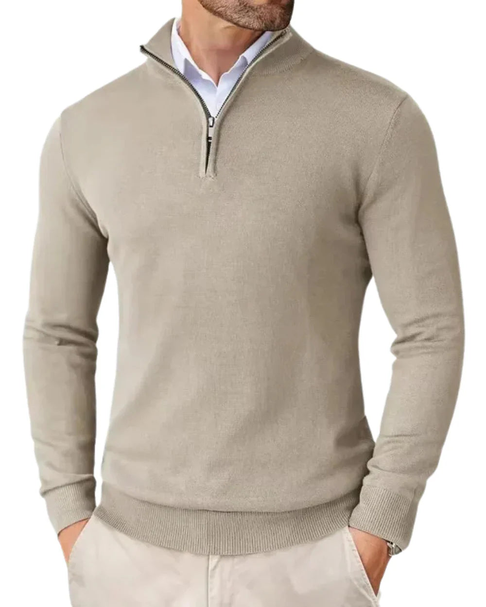 Gstaad Quarter Zip Sweater