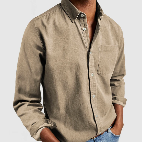 LUGANO Soft Blend Denim Shirt